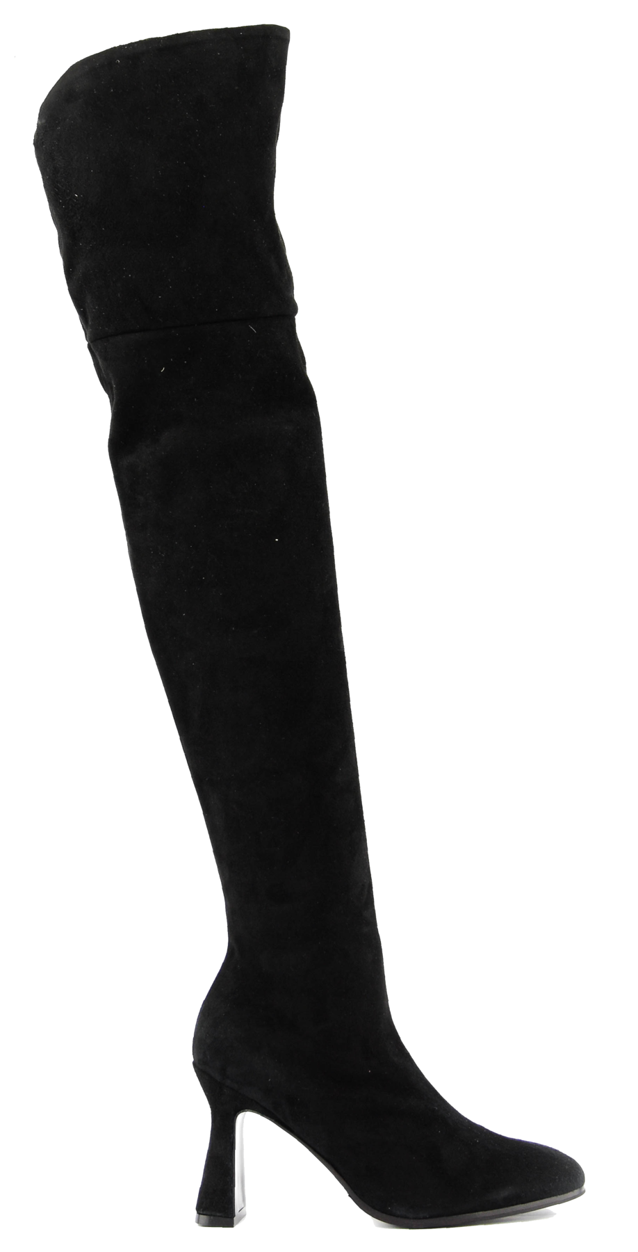 ladies black high boots