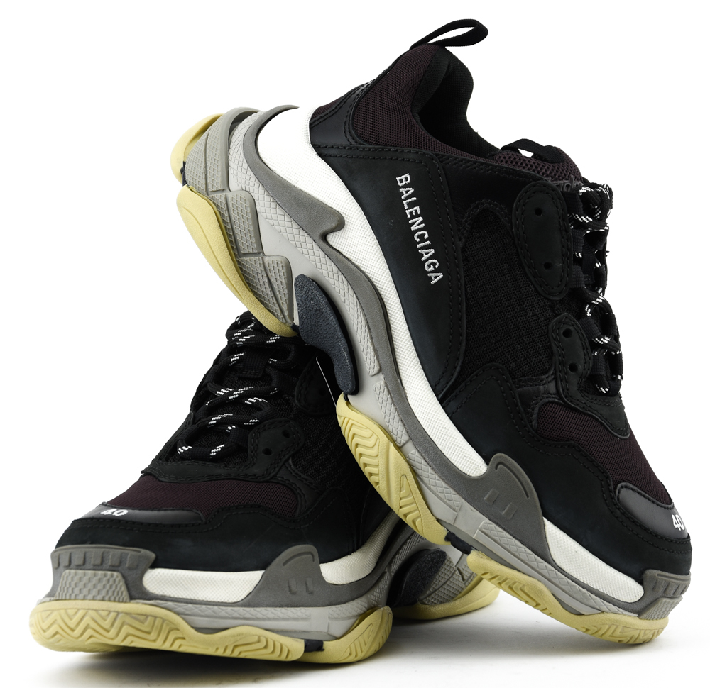 Black Balenciaga Triple S Low Top Shoes At The Best Price