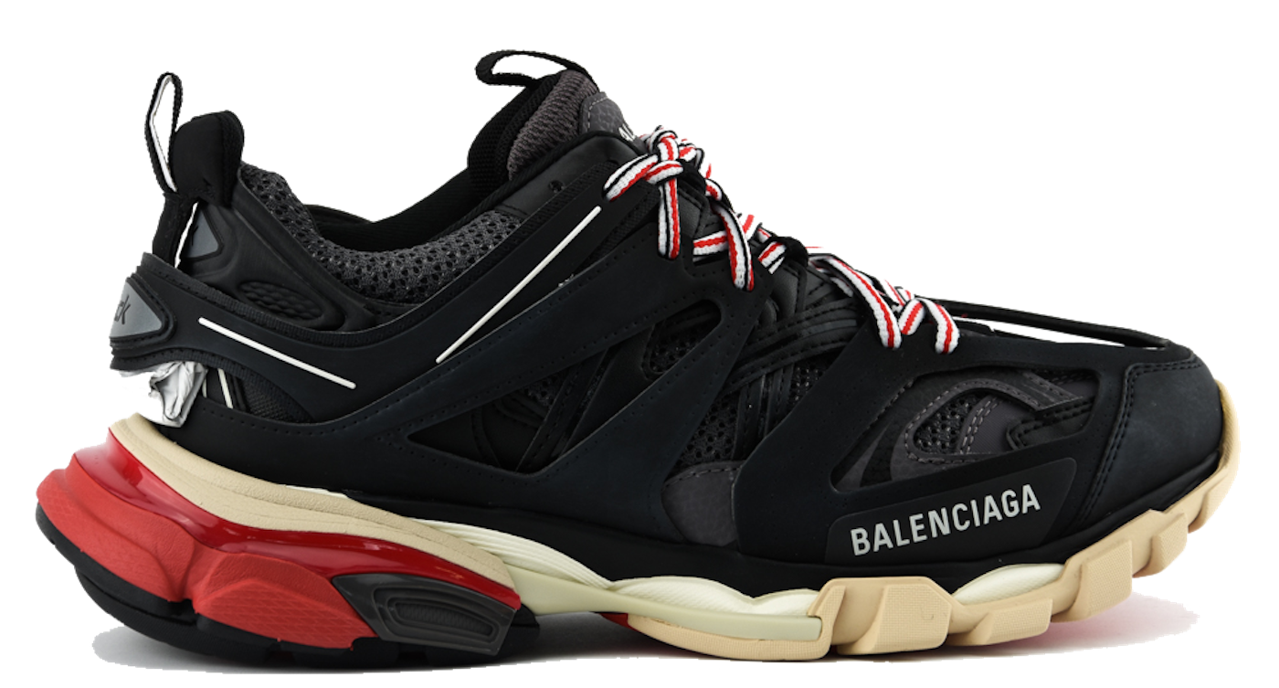 Balenciaga Black and Grey Track Sneakers 191342M23700702